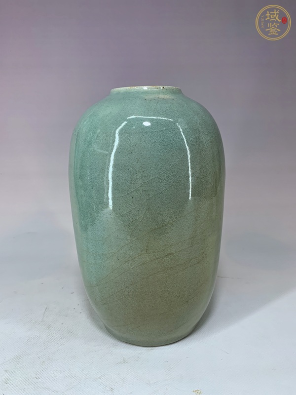 古玩陶瓷青釉罐真品鑒賞圖