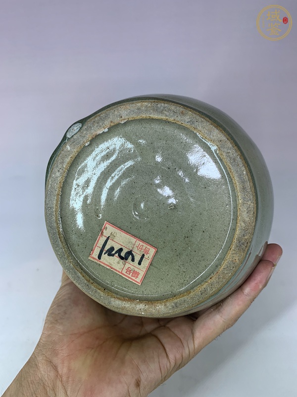 古玩陶瓷青釉罐真品鑒賞圖