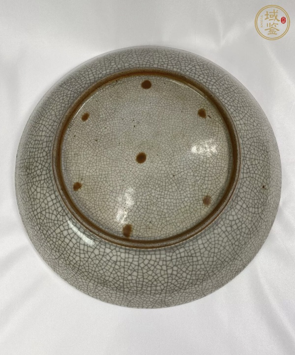 古玩陶瓷哥釉七星盤真品鑒賞圖