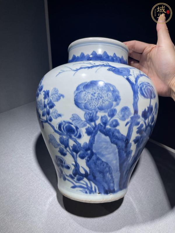 古玩陶瓷花鳥紋將軍罐真品鑒賞圖