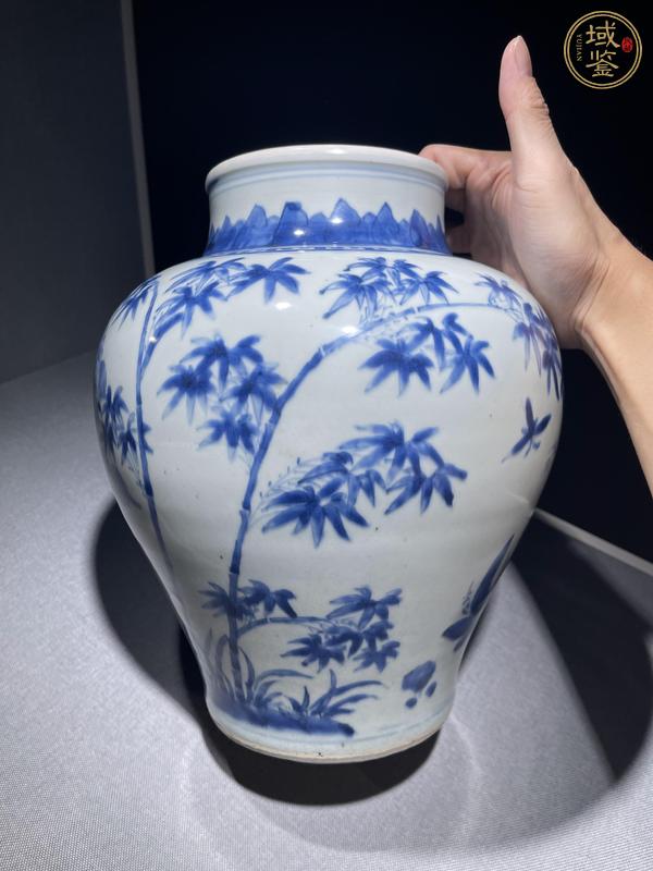 古玩陶瓷花鳥紋將軍罐真品鑒賞圖