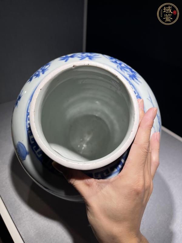 古玩陶瓷花鳥紋將軍罐真品鑒賞圖