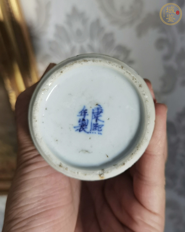 古玩陶瓷青花冰梅瓶真品鑒賞圖