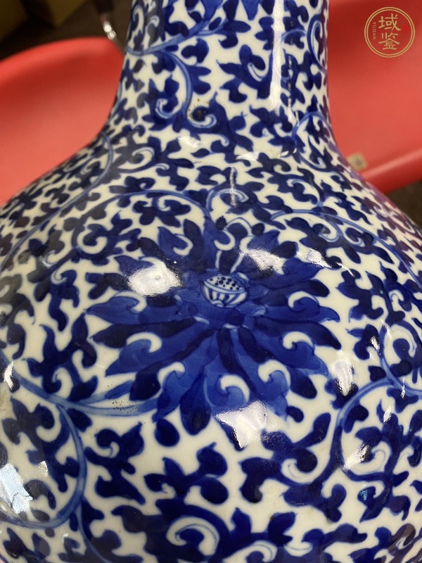 古玩陶瓷青花天球瓶真品鑒賞圖