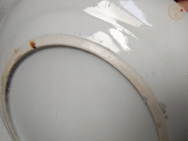 古玩陶瓷人物紋廣彩盤真品鑒賞圖