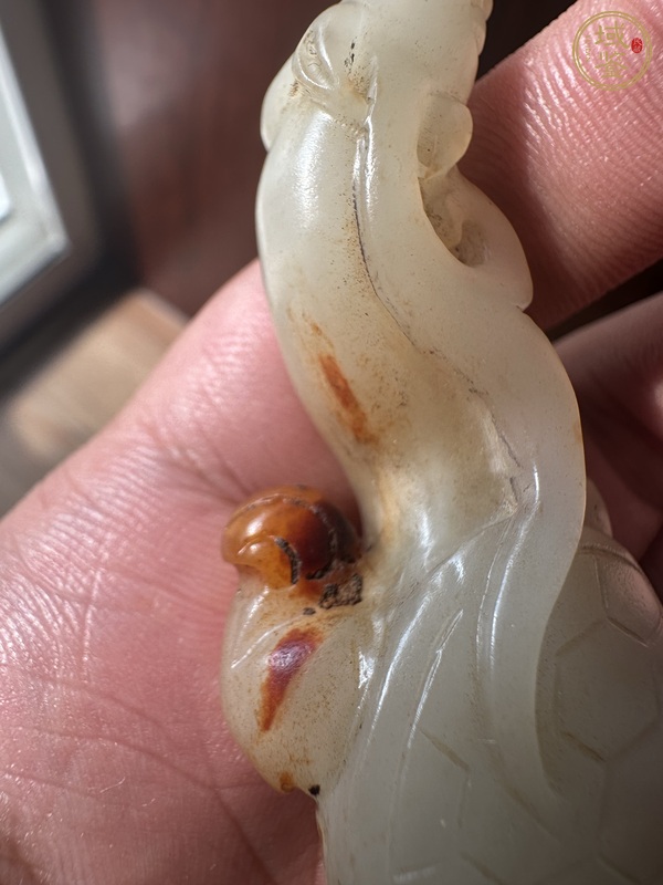 古玩玉器做舊仿古“龍龜”擺件真品鑒賞圖