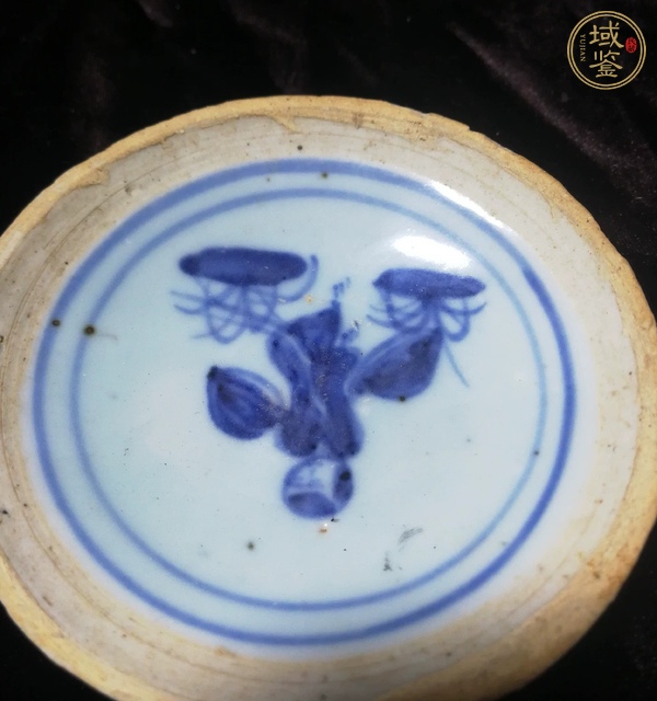 古玩陶瓷青花燈盞真品鑒賞圖