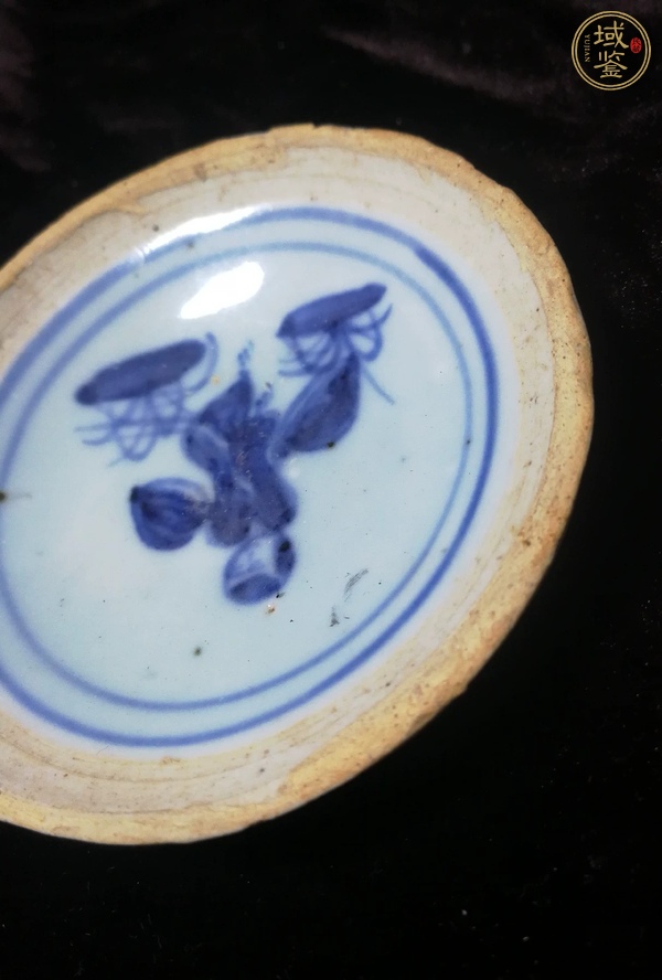古玩陶瓷青花燈盞真品鑒賞圖