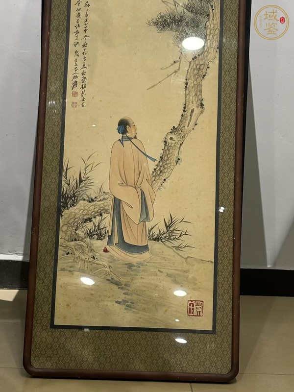 古玩字畫張大千《高士圖》真品鑒賞圖