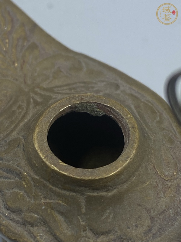 古玩銅器銅油燈真品鑒賞圖