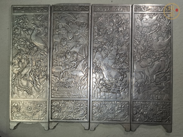 古玩錢幣春夏秋冬金屬板真品鑒賞圖