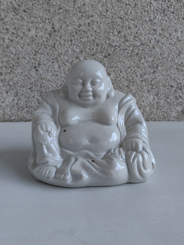 古玩陶瓷德化白瓷彌勒佛坐像拍賣,當(dāng)前價格456元