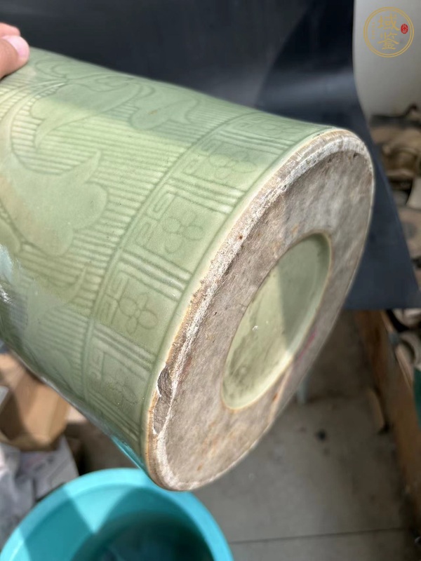 古玩陶瓷青釉箭筒真品鑒賞圖