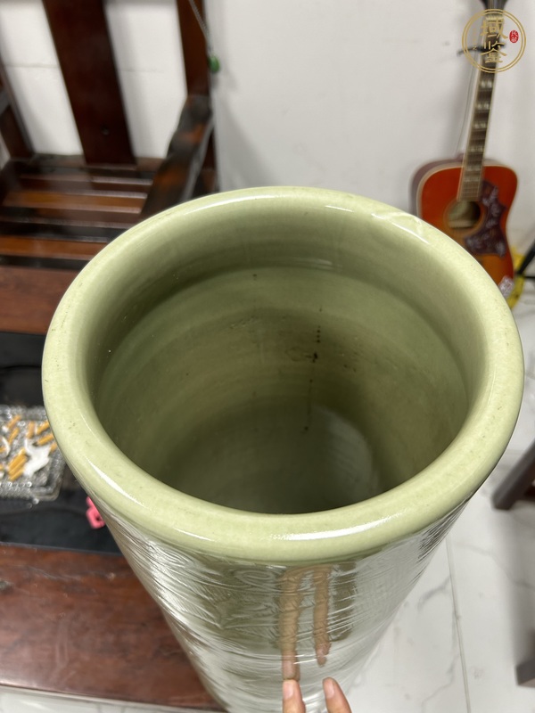 古玩陶瓷青釉箭筒真品鑒賞圖