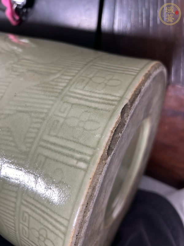 古玩陶瓷青釉箭筒真品鑒賞圖