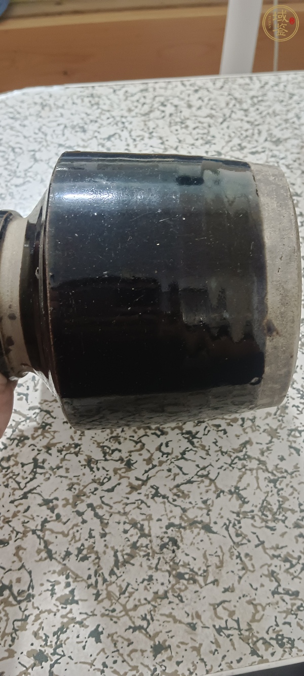 古玩陶瓷黑釉罐真品鑒賞圖