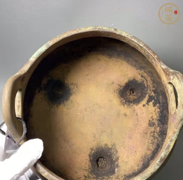 古玩銅器沖天耳爐真品鑒賞圖