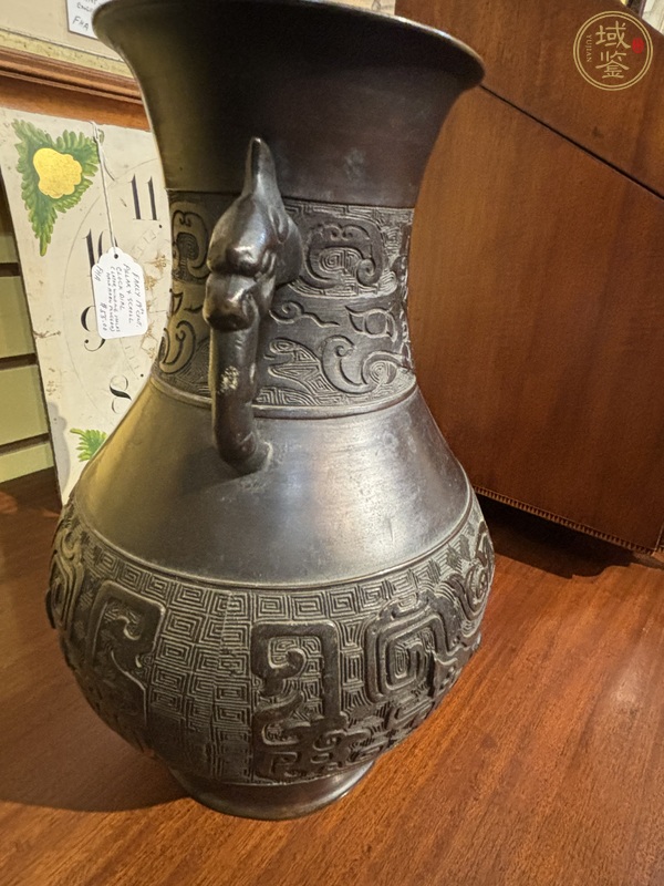 古玩陶瓷民國(guó)雙耳瓶真品鑒賞圖
