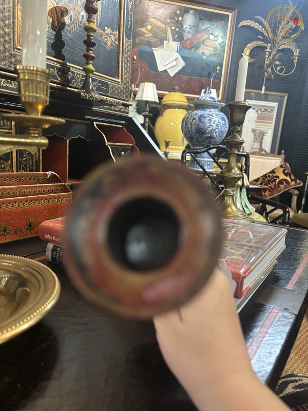 古玩陶瓷出口創(chuàng)匯期燈臺(tái)真品鑒賞圖