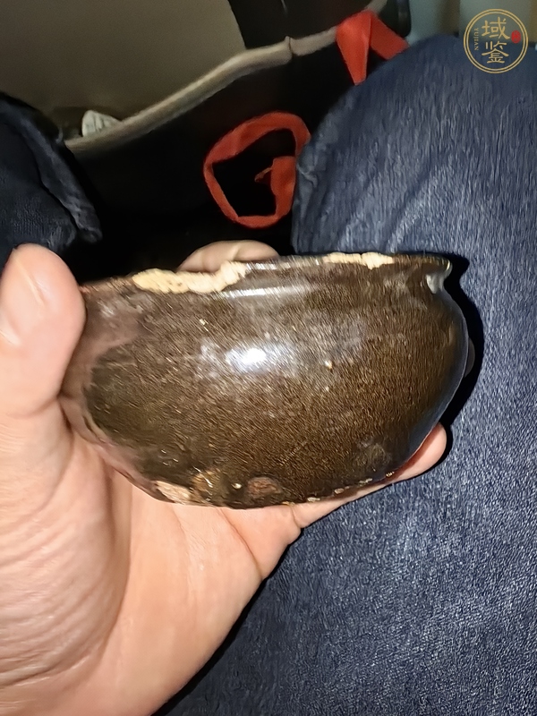 古玩陶瓷元末明初時(shí)期油滴缽真品鑒賞圖