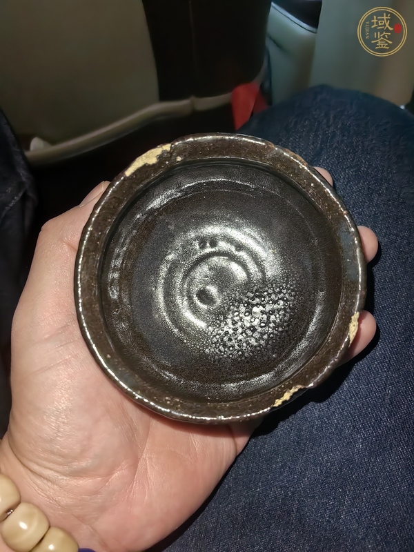 古玩陶瓷元末明初時(shí)期油滴缽真品鑒賞圖
