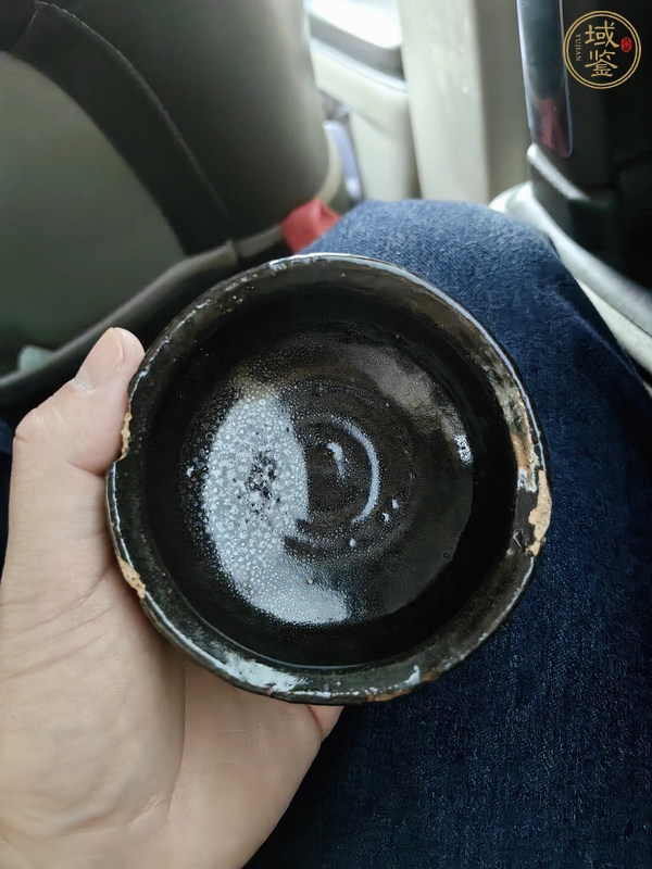 古玩陶瓷元末明初時(shí)期油滴缽真品鑒賞圖