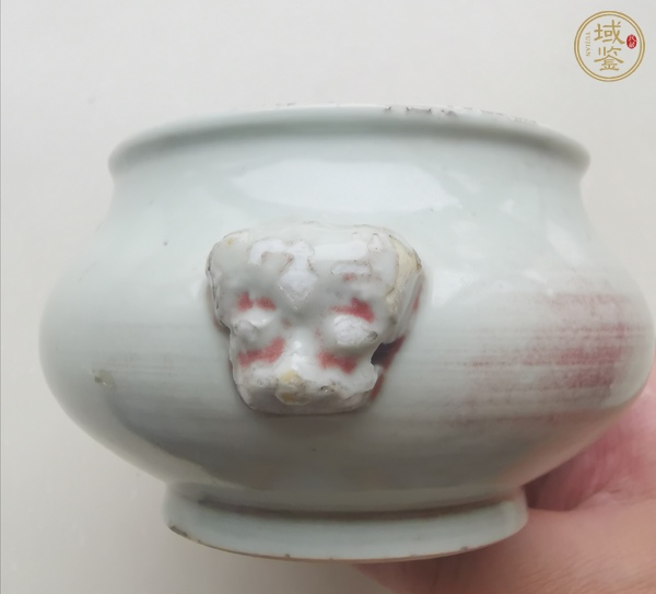 古玩陶瓷雙鋪首香爐真品鑒賞圖