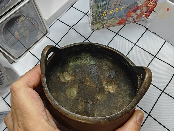 古玩銅器銅爐真品鑒賞圖