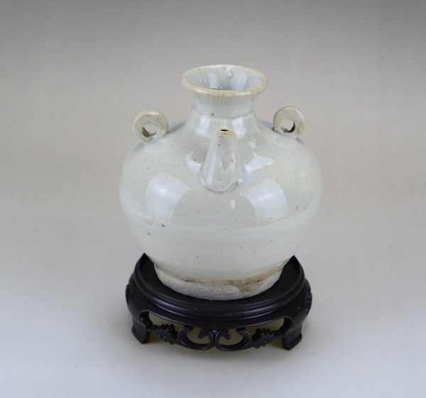 古玩陶瓷明代?影青釉三系執壺拍賣,當前價格650元