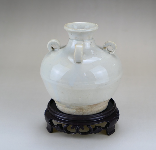 古玩陶瓷明代?影青釉三系執壺拍賣,當前價格650元
