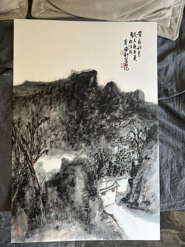 古玩轉賣郭捷《晉南秋色》拍賣，當前價格199元