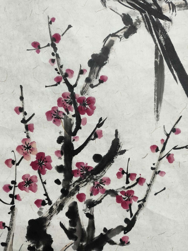 古玩字畫劉持昀老師精品真跡 報喜圖拍賣,當前價格198元