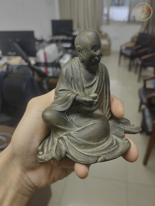 古玩銅器銅羅漢真品鑒賞圖