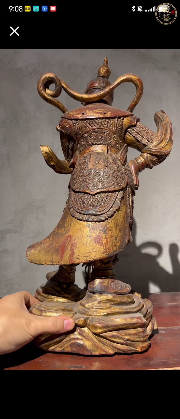 古玩雜項(xiàng)韋陀將軍真品鑒賞圖