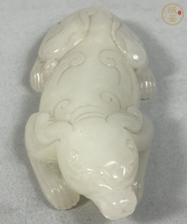 古玩玉器玉犬真品鑒賞圖