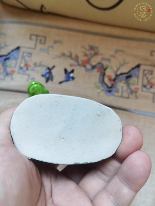 古玩陶瓷江涯海水瑞獸瓷塑真品鑒賞圖