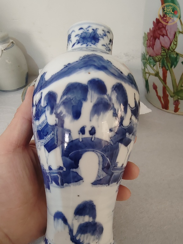 古玩陶瓷青花瓶真品鑒賞圖