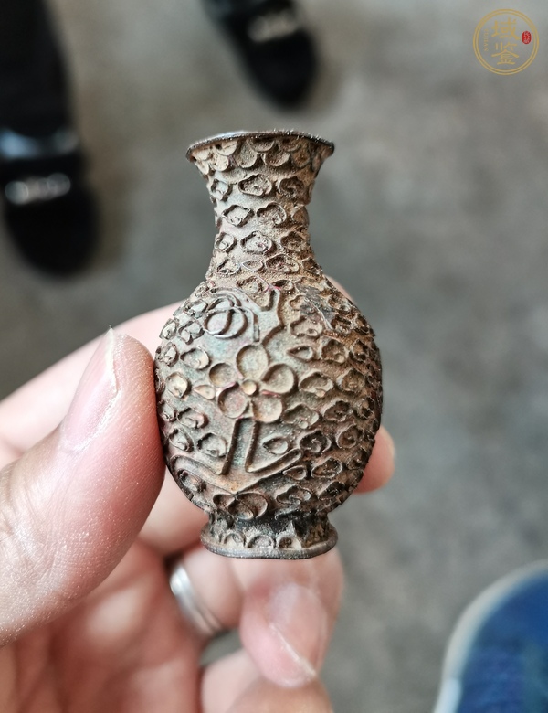 古玩銅器銅掐絲琺瑯真品鑒賞圖