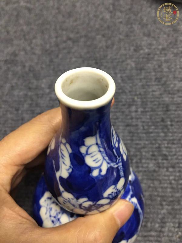 古玩陶瓷青花冰梅圖葫蘆瓶真品鑒賞圖