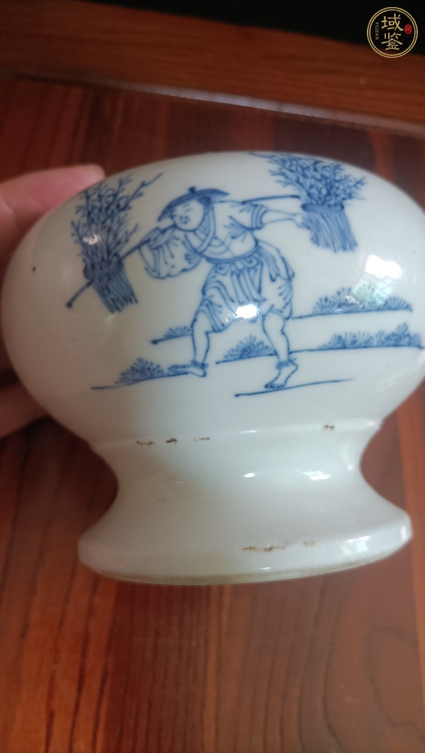 古玩陶瓷青花瓷缽真品鑒賞圖