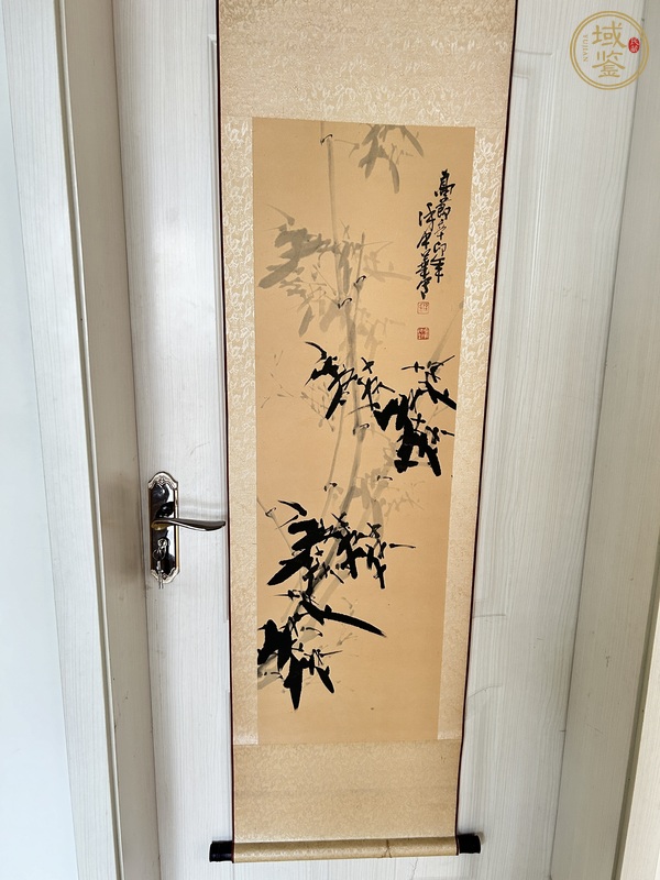 古玩字畫歲寒三友真品鑒賞圖