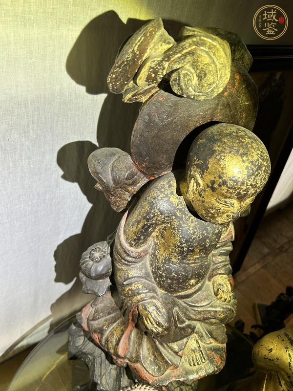 古玩雜項(xiàng)木雕佛像真品鑒賞圖