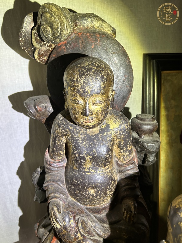 古玩雜項(xiàng)木雕佛像真品鑒賞圖
