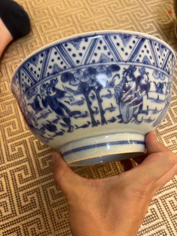 古玩陶瓷青花碗真品鑒賞圖