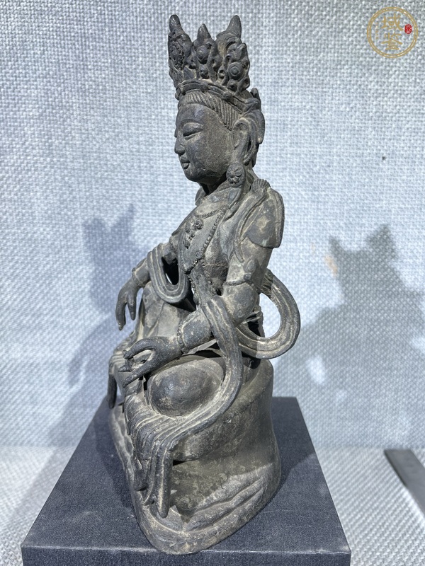 古玩雜項(xiàng)銅觀音真品鑒賞圖