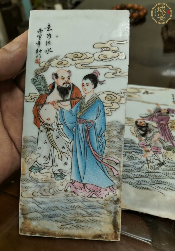 古玩陶瓷瓷板畫真品鑒賞圖