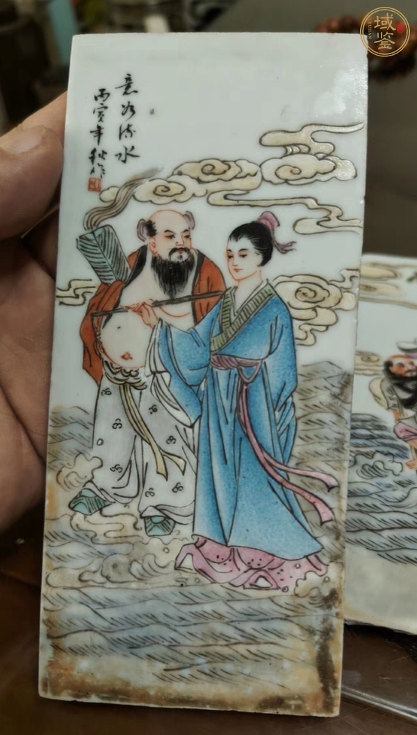 古玩陶瓷瓷板畫真品鑒賞圖