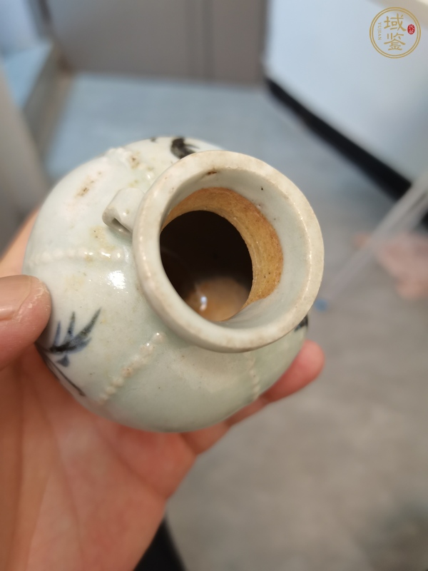 古玩陶瓷青花小罐真品鑒賞圖