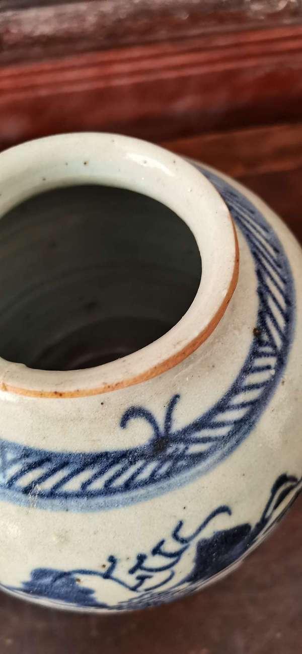 古玩陶瓷青花山水風景紋尊拍賣,當前價格2600元