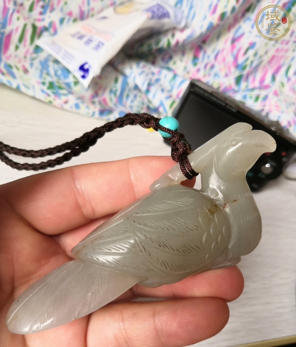 古玩玉器和田玉鳥真品鑒賞圖